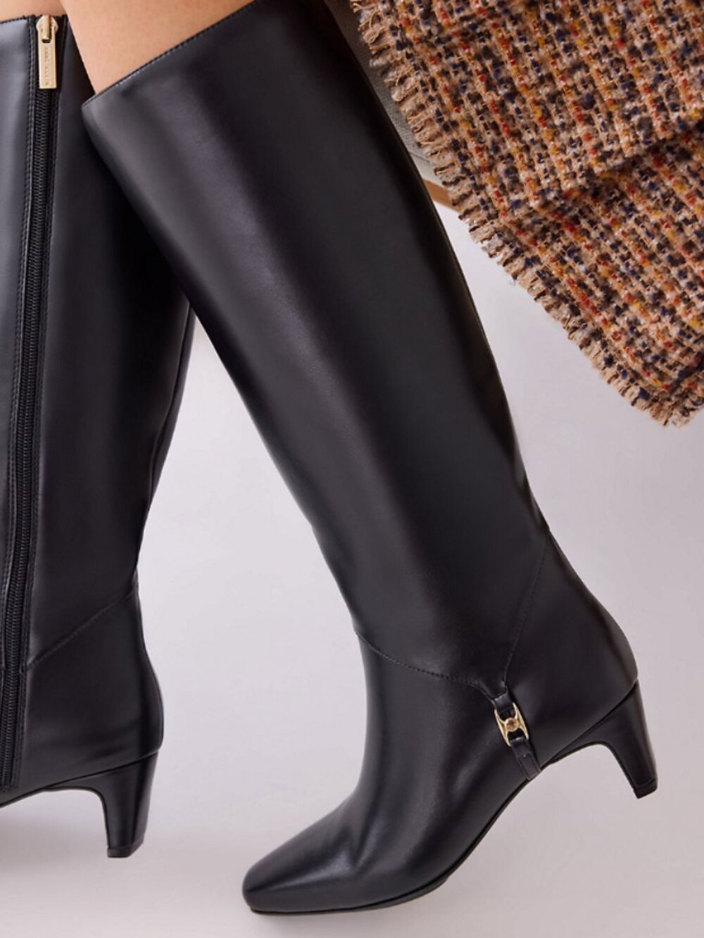 Anne Klein Women's Iverson Knee High Wide Calf Dress Boots